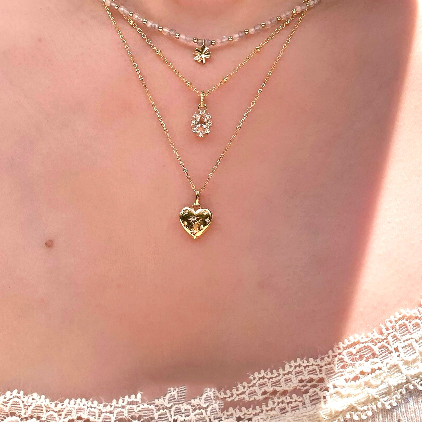 Starlace Heart Gleam Necklace