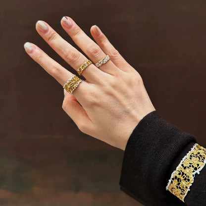 Gilded Lace Ring