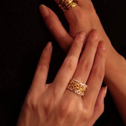 Gilded Lace Ring
