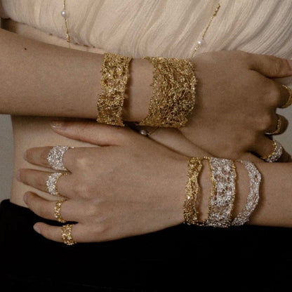 Gilded Lace Ring