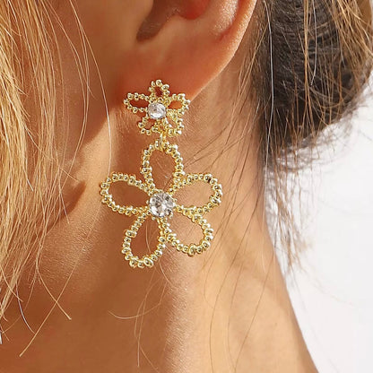 Duo Golden Fleur Earrings