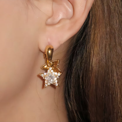 Twinkle & Spark Star Earrings