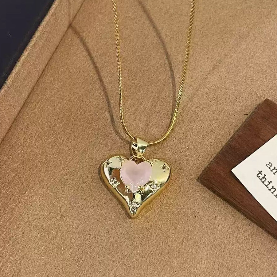 Vintage Blush Necklace