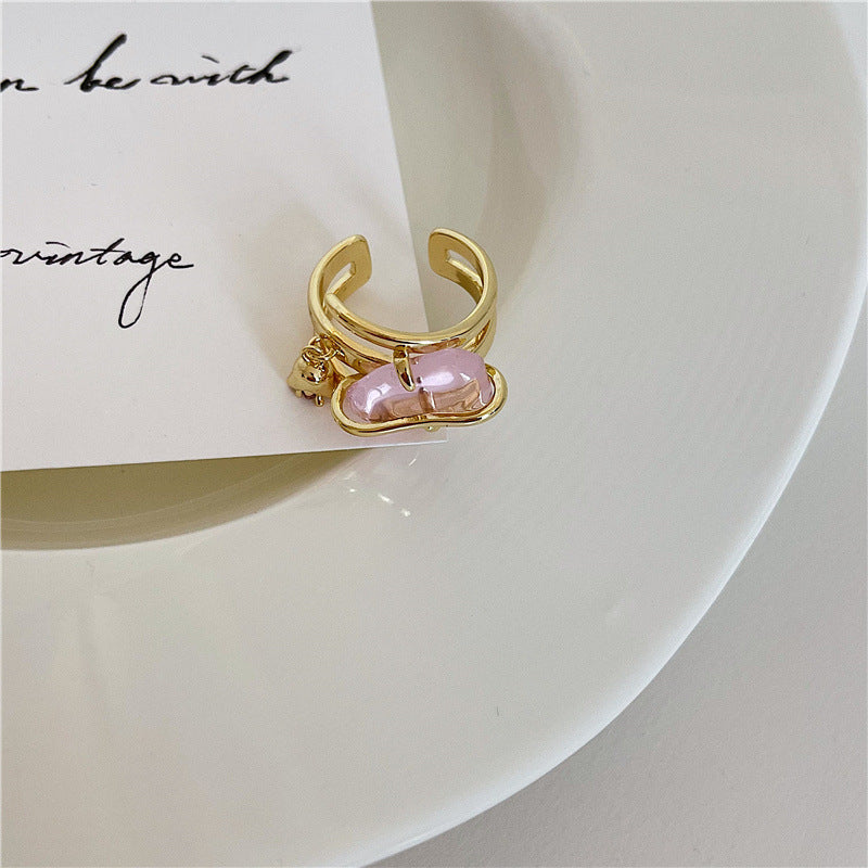 Pink Blossom Gem Ring